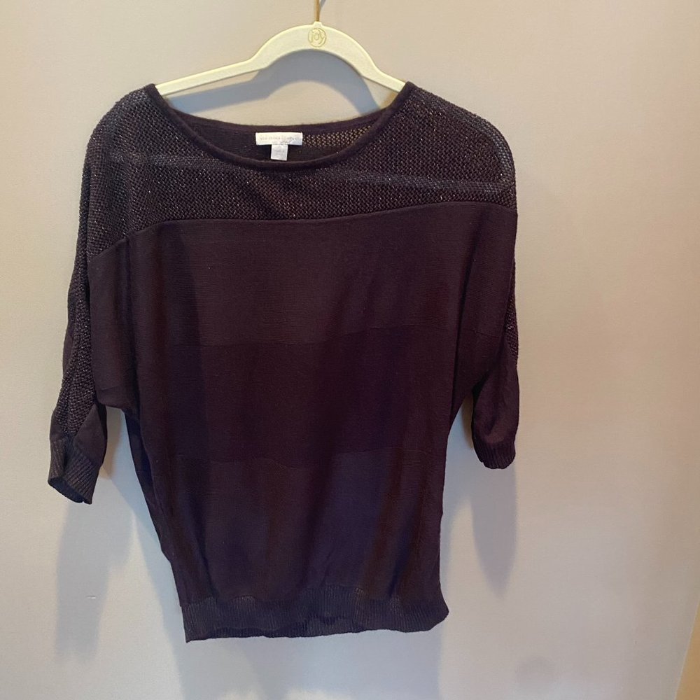 New York & Computer purple sweater - M